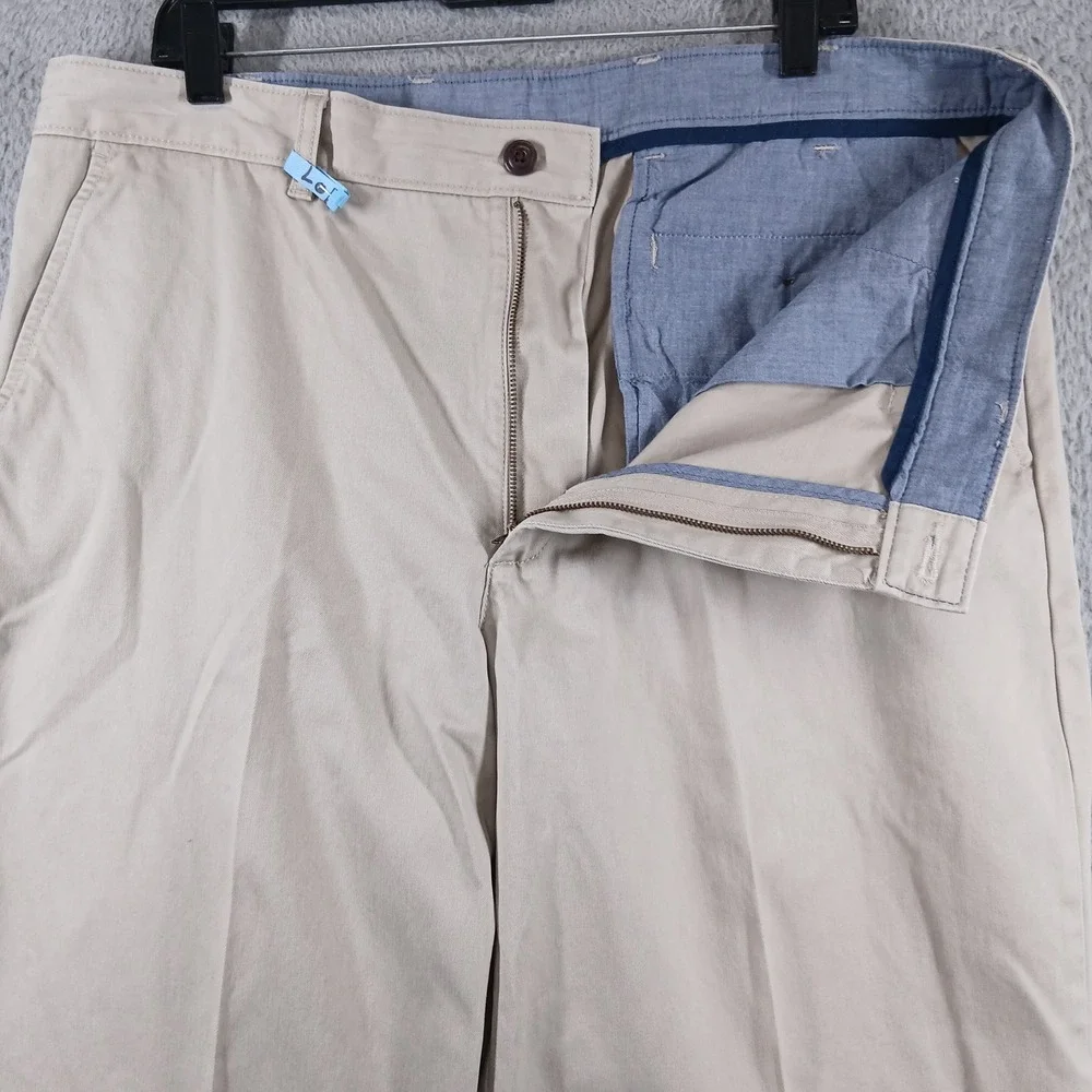 L.L. Bean Natural Fit Khaki Chino Pants 38x32